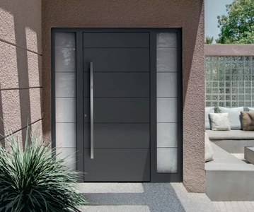 Двери металлопластиковые входные Rehau Ecosol-Design 70 Германия