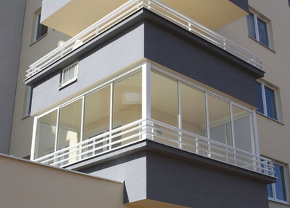 Раздвижная алюминиевая система Sliding-mini для балконов, беседок, террас, веранд