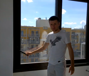 Засклення балконів Підйомно-розсувна система M300 (Alumil)