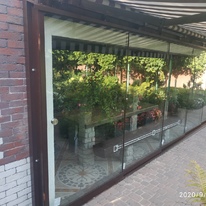 Безрамное раздвижные конструкции частный дом КИЕВ