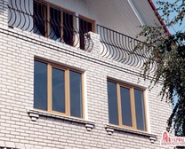 Металлопластиковые окна. Частный дом Киев. Система Euro Design 60 (Rehau)
